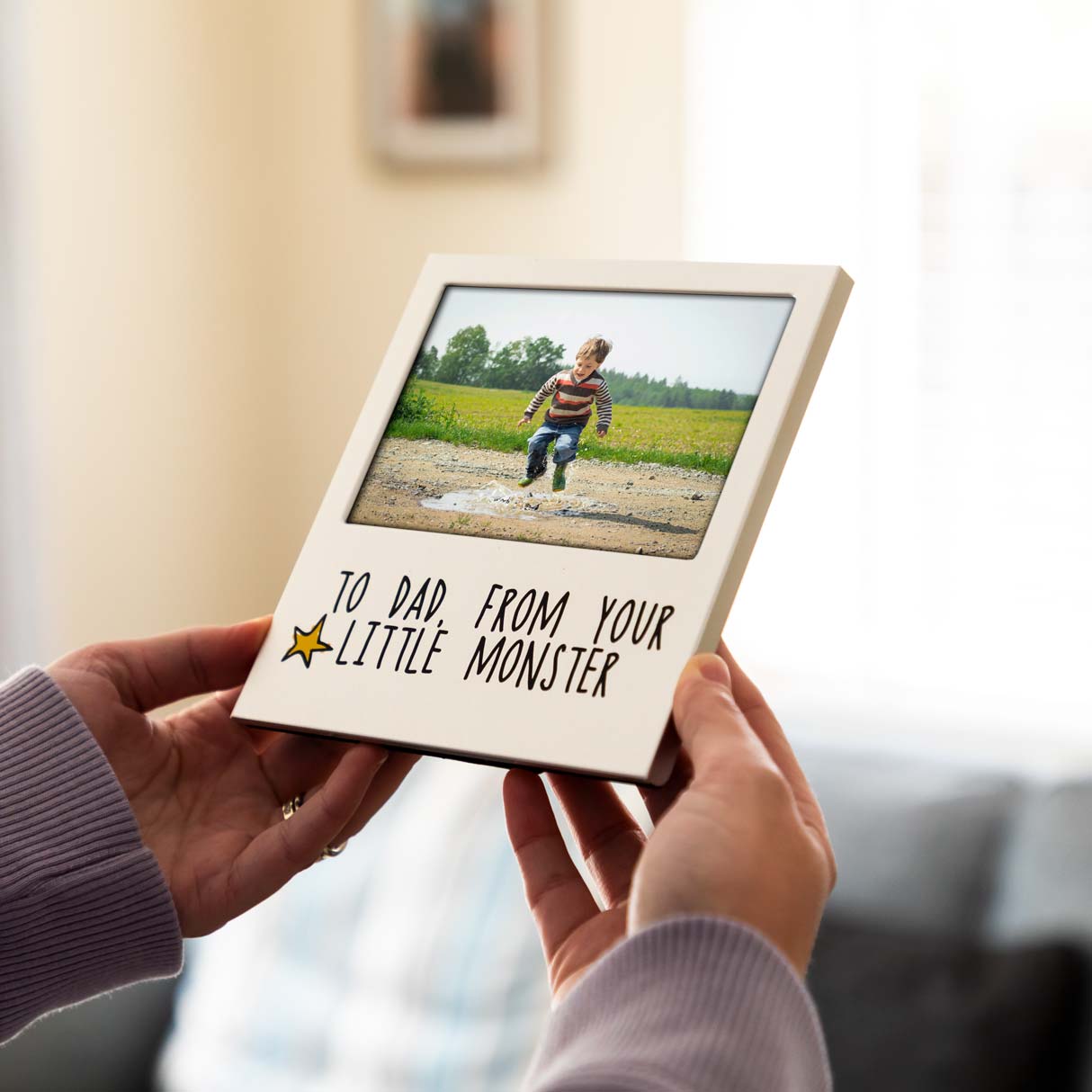 To Dad From Your Little Monster Photo Frame