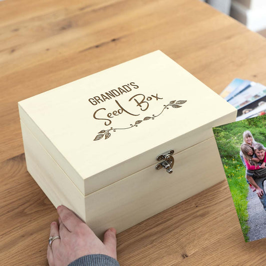 Personalised Seed Box Gardening Gift