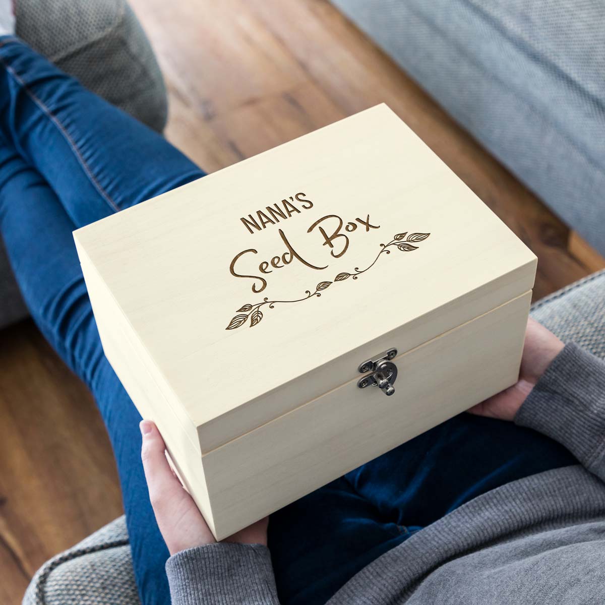 Personalised Seed Box Gardening Gift