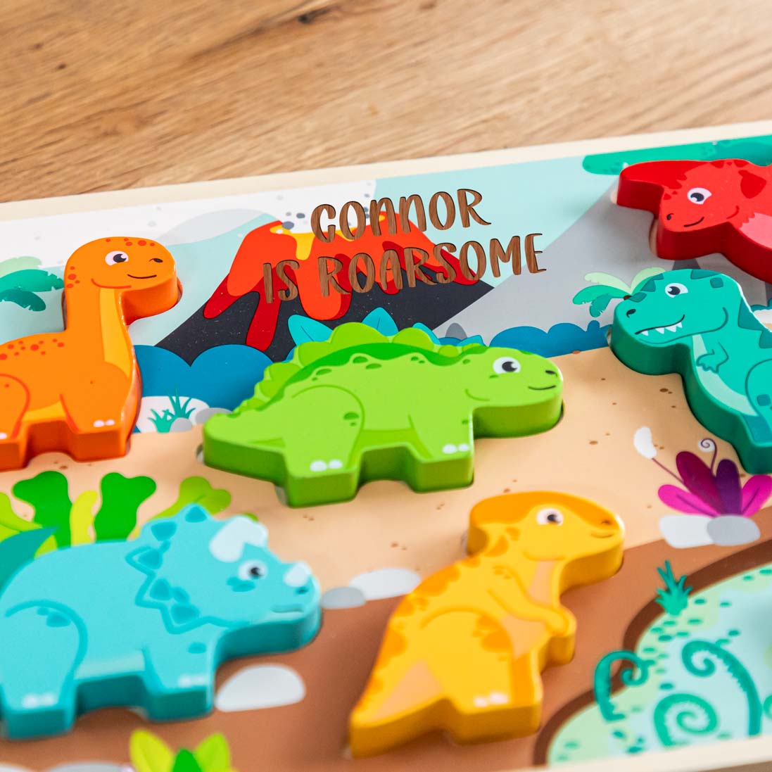 Name is roarsome personalised dinosaur puzzle