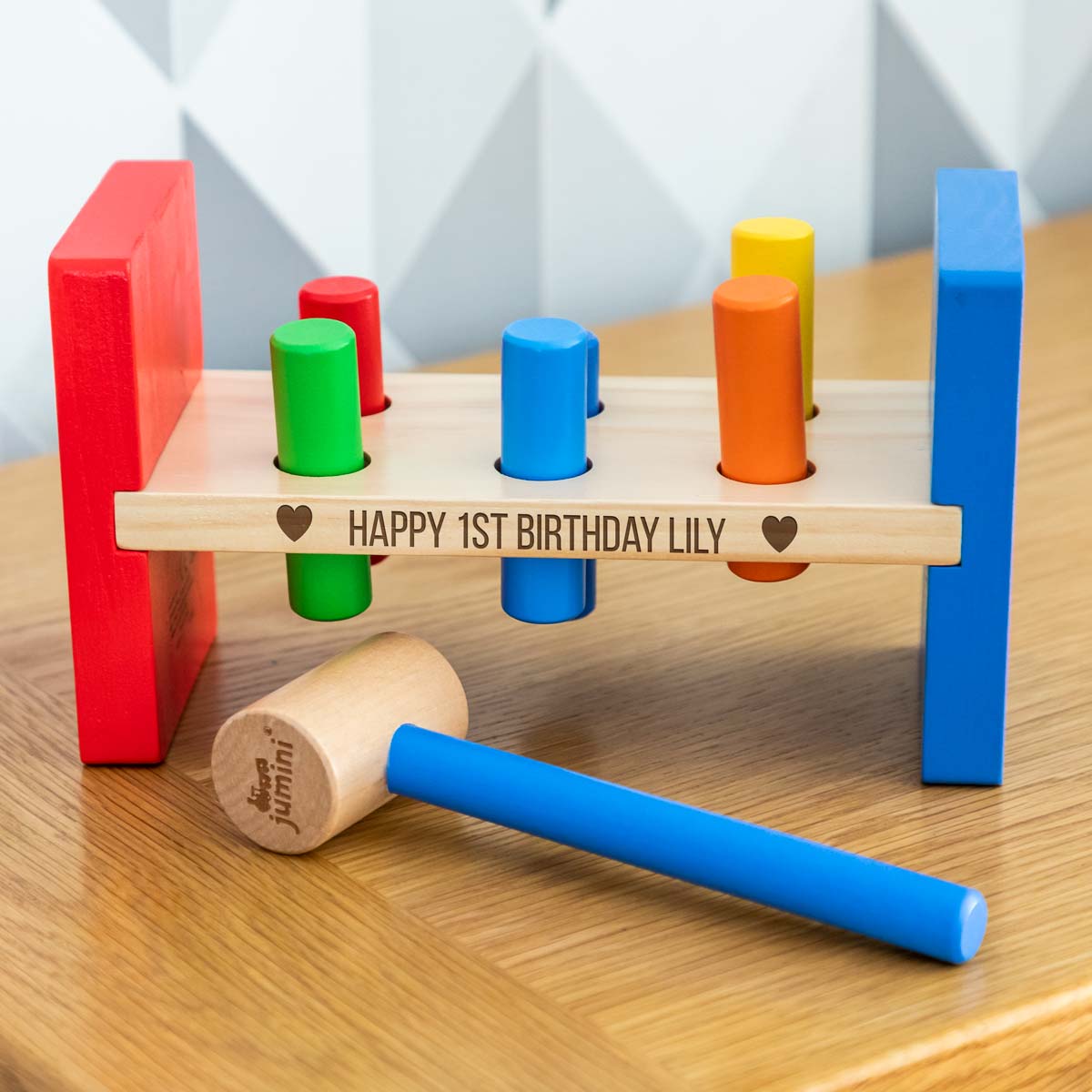 Personalised Hammer Bench Gift For Children