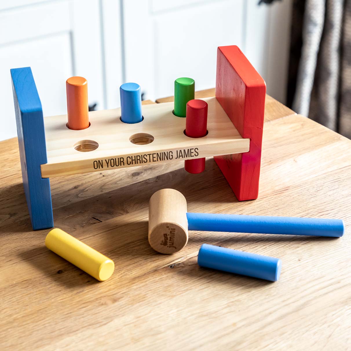 Personalised Hammer Bench Gift For Children