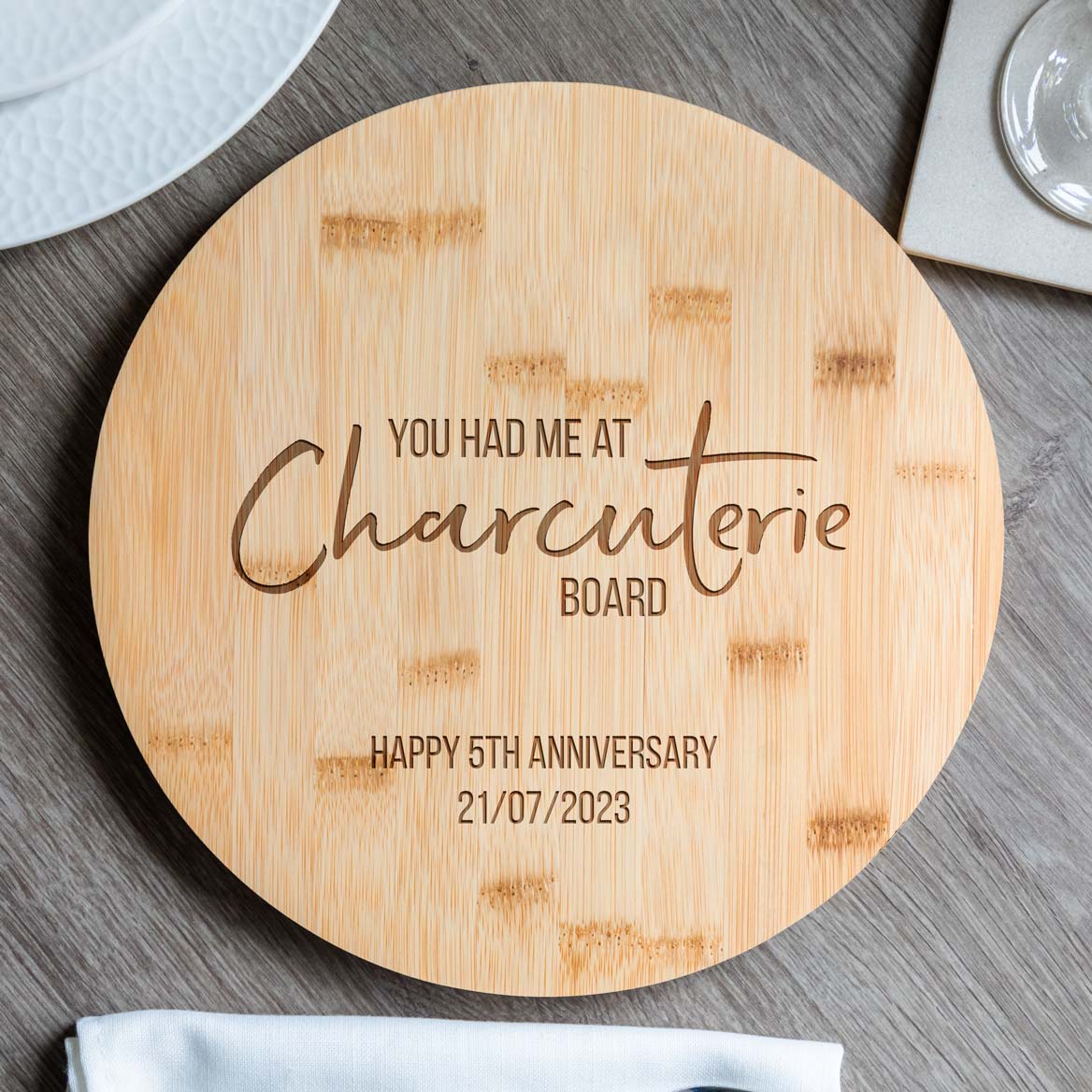 Personalised You Had Me At Charcuterie Board