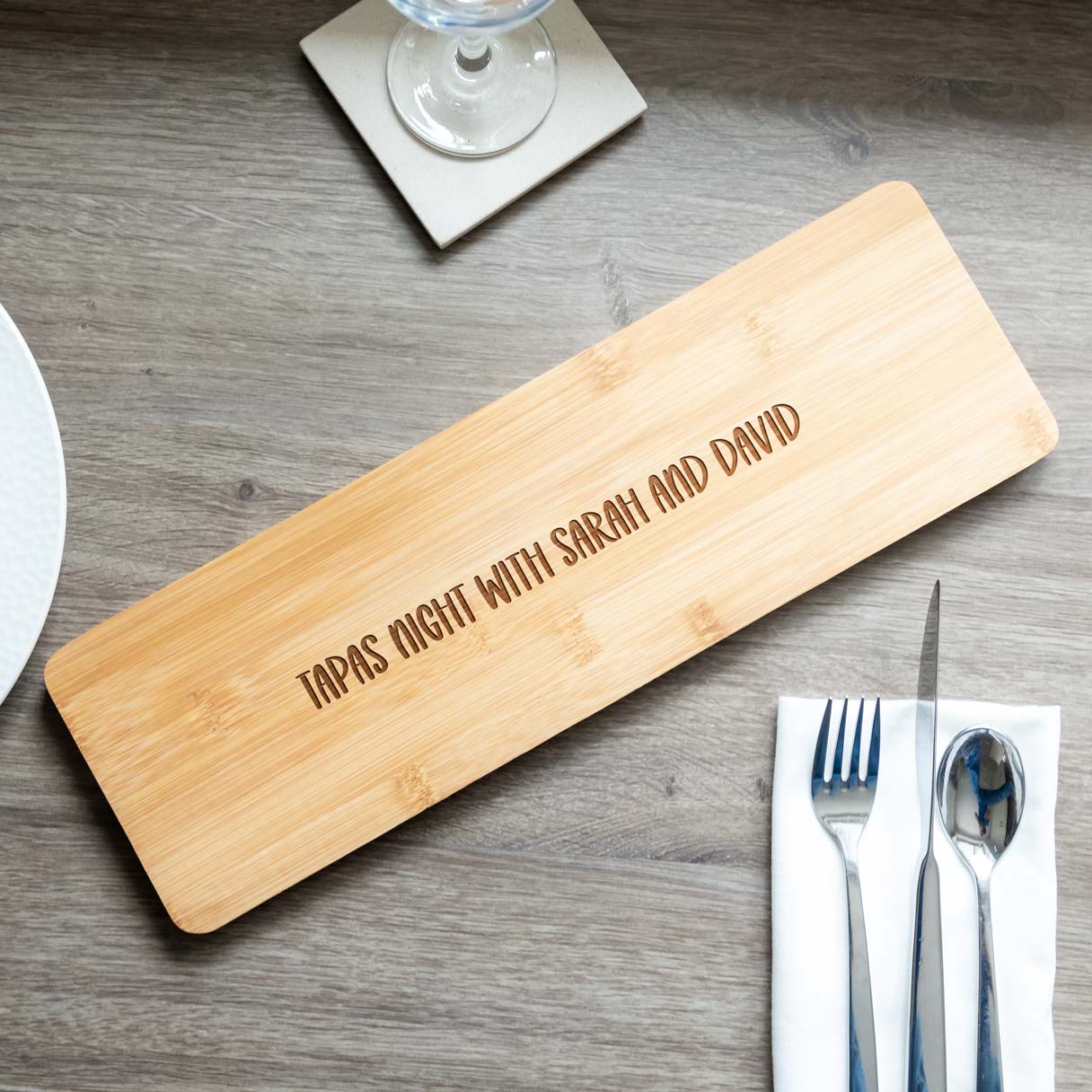 Personalised Tapas Night Serving Board