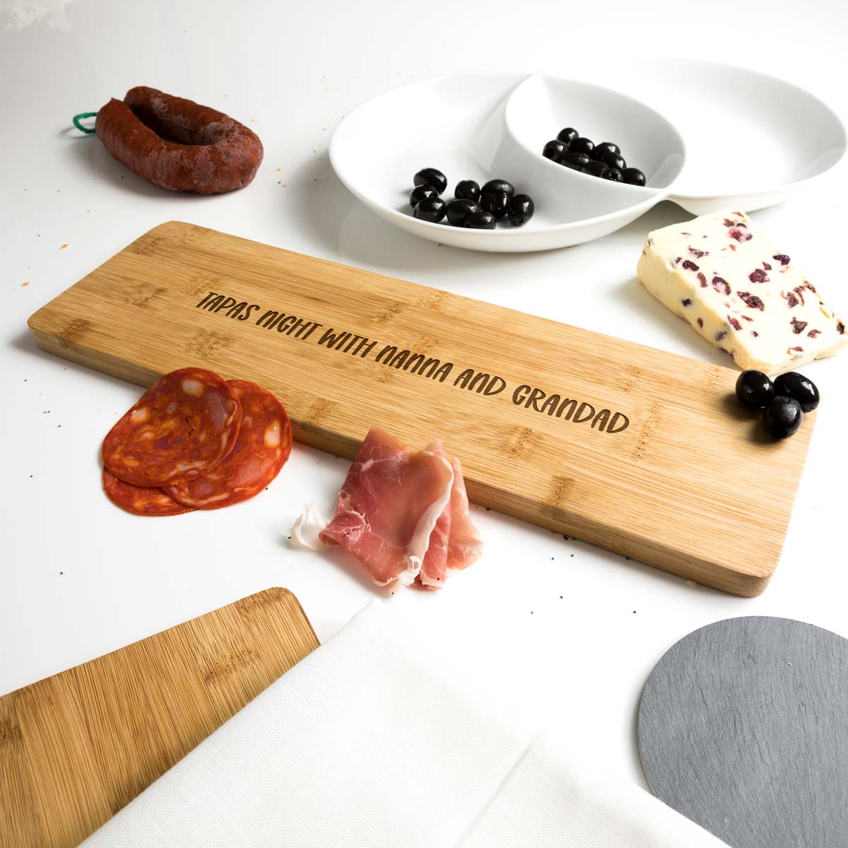 Personalised Tapas Night Serving Board
