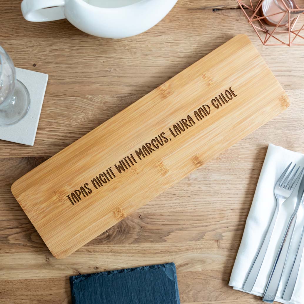Personalised Tapas Night Serving Board