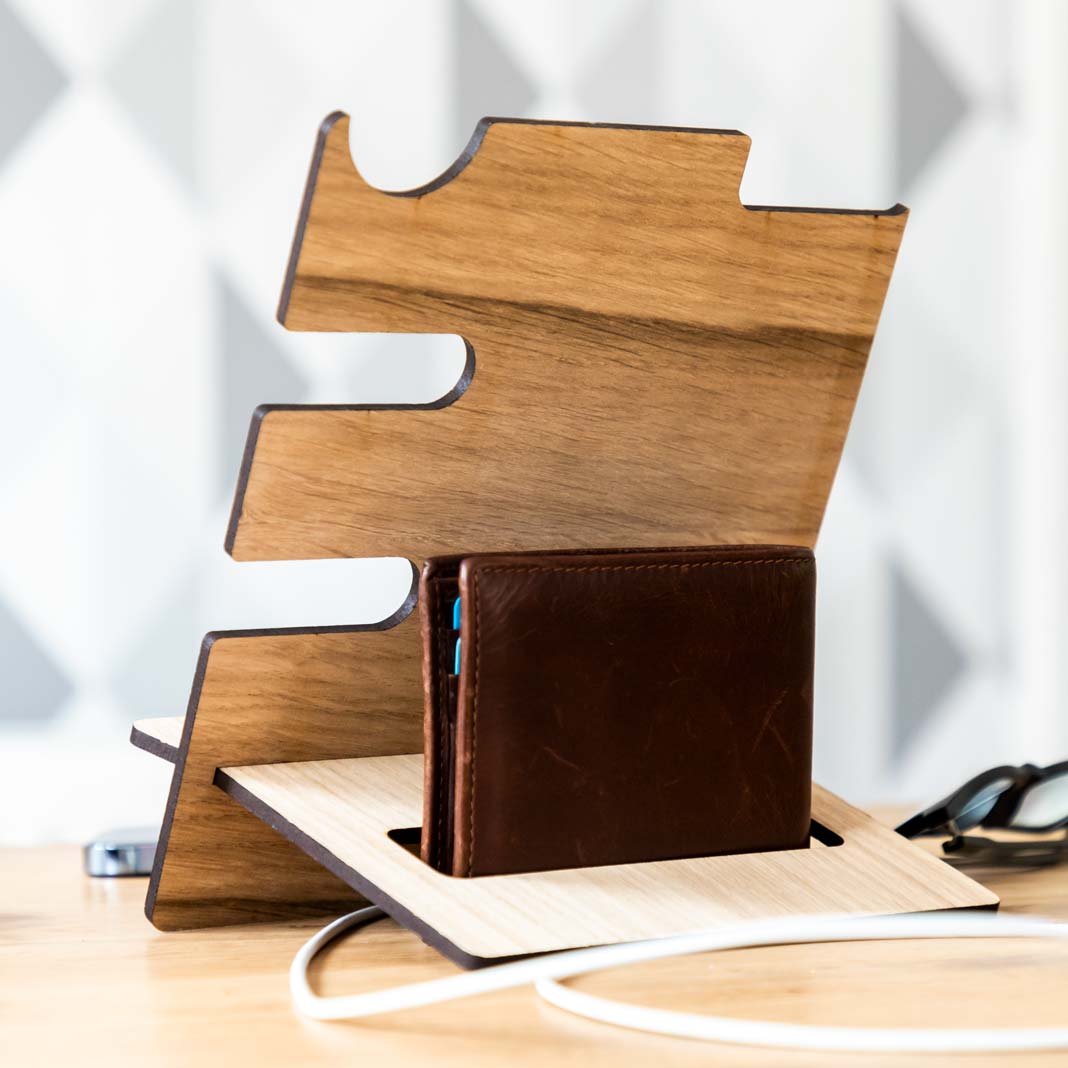 Personalised Smartphone Charging Stand In Charge