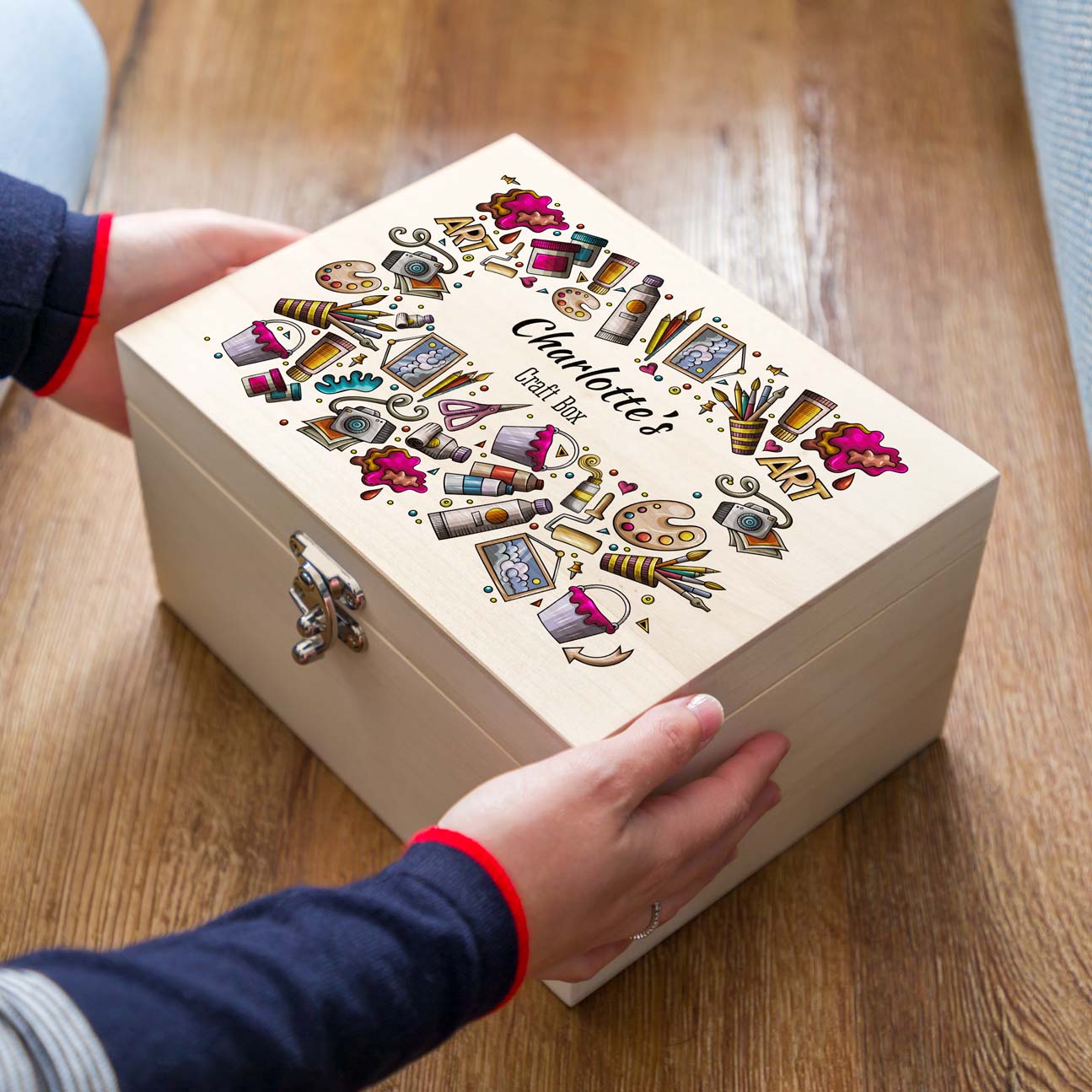Personalised Arts and Crafts Box