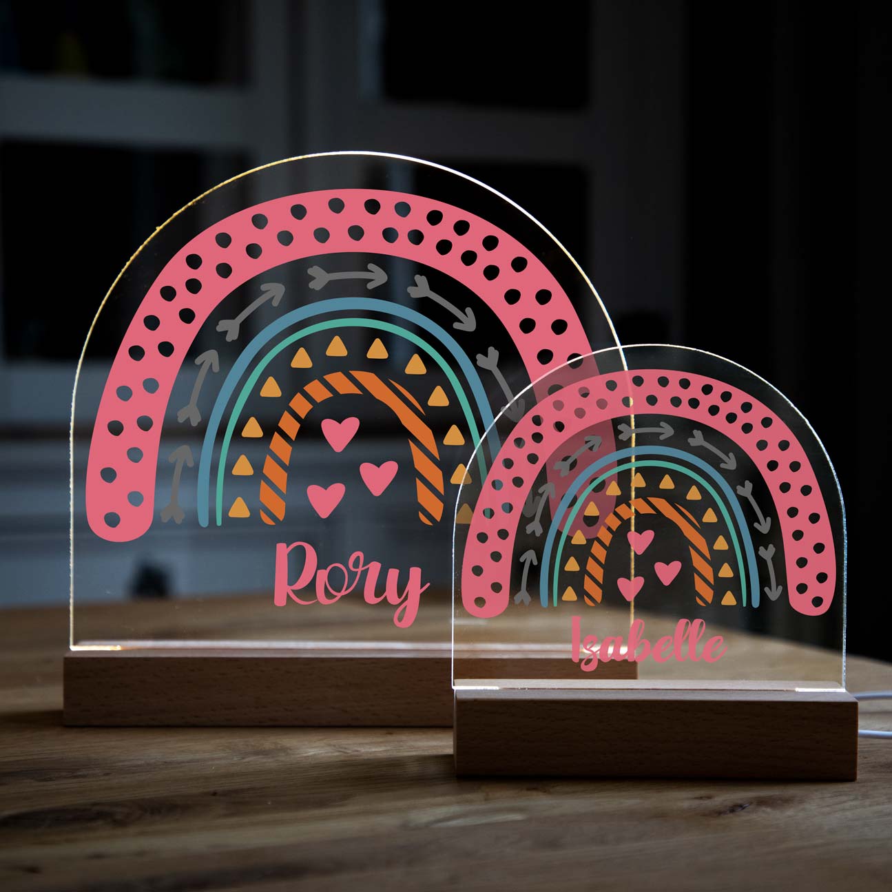 Personalised Rainbow LED Light