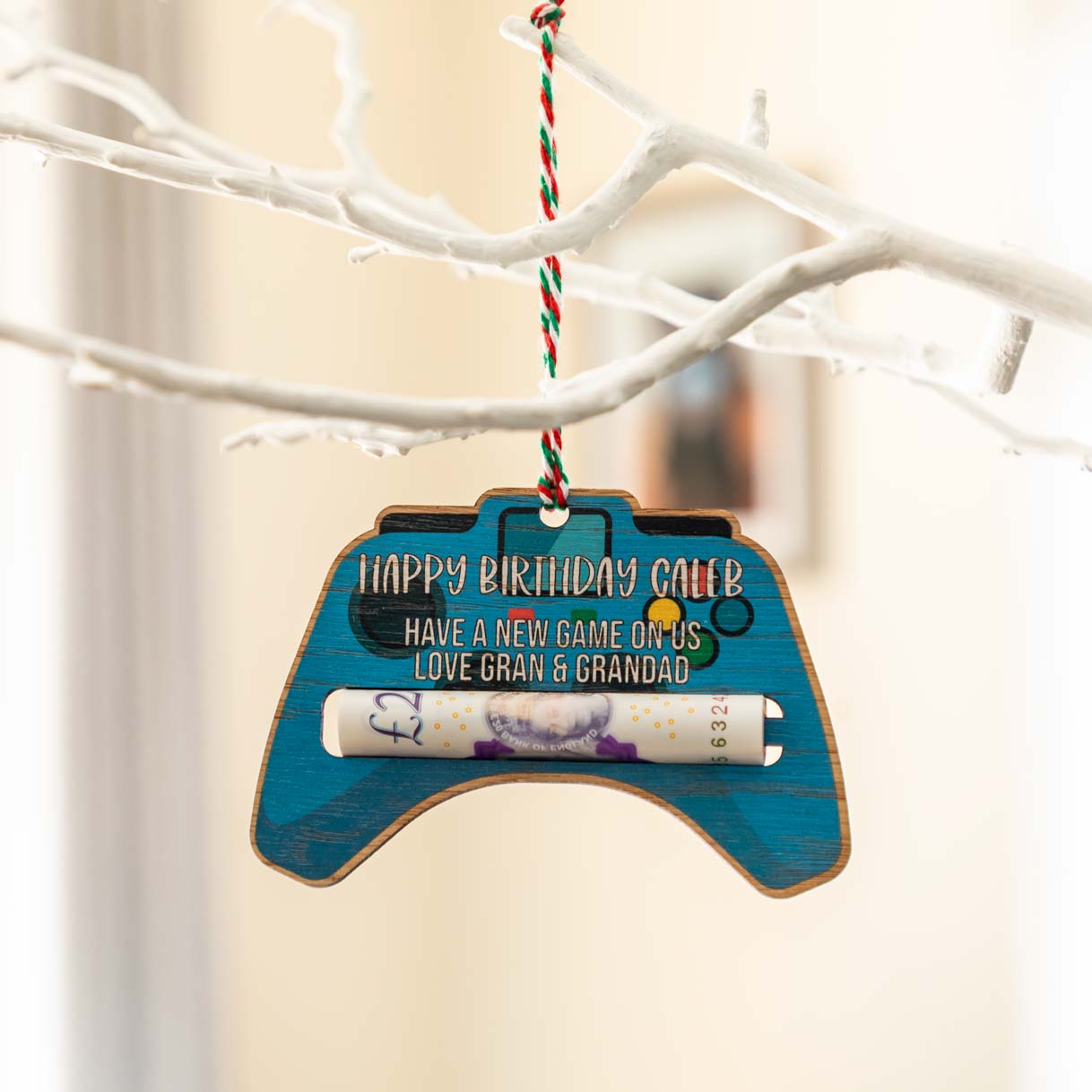 Personalised Gaming Controller Money Gift Holder