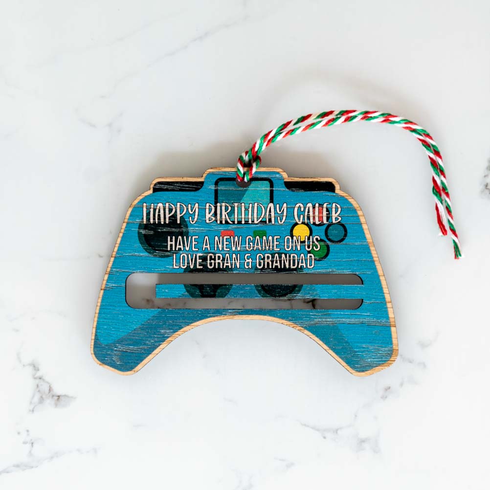 Personalised Gaming Controller Money Gift Holder