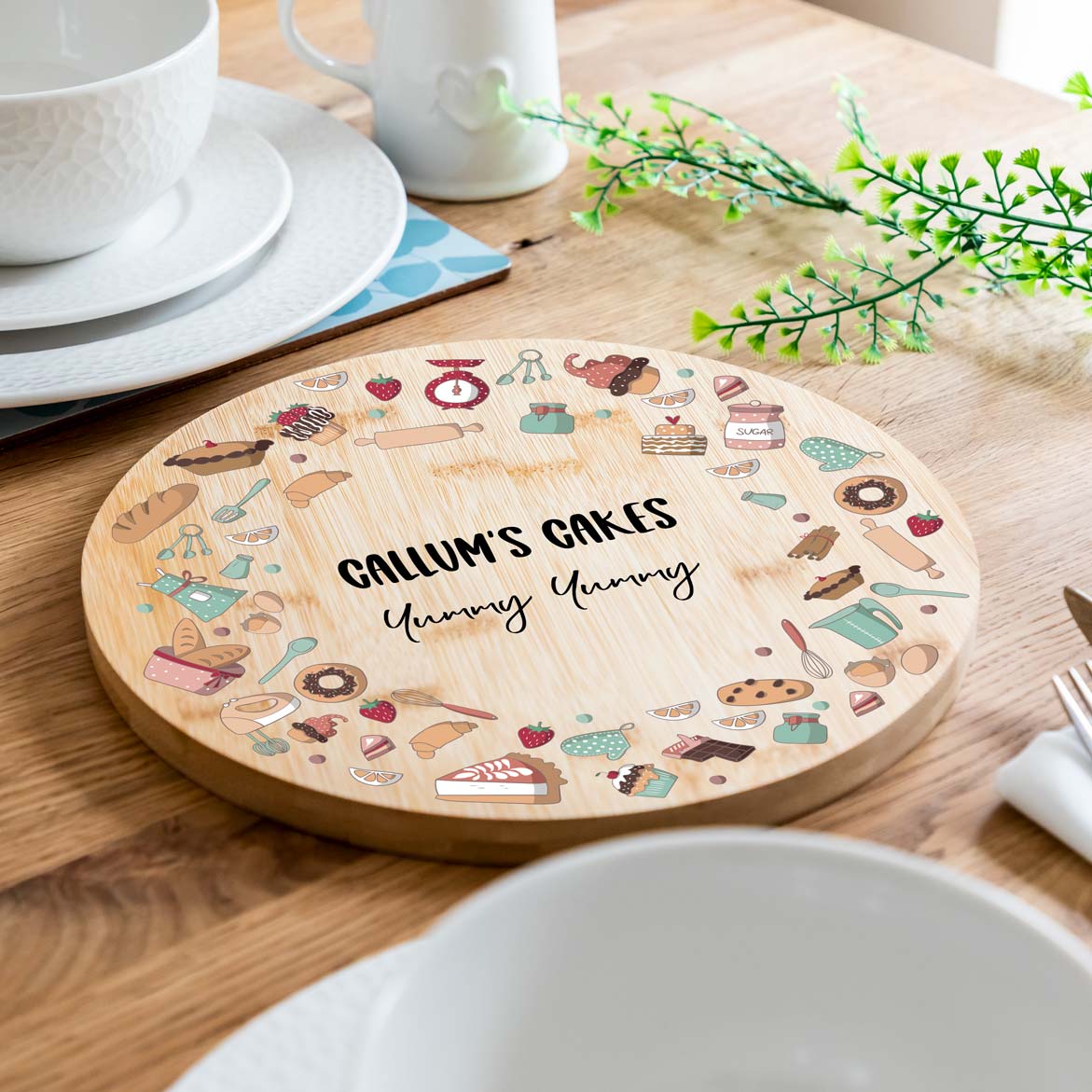 Personalised Cake Serving Board