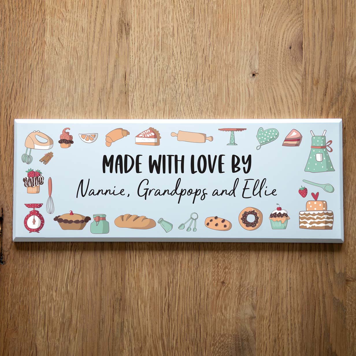 Personalised Baking Kitchen Sign