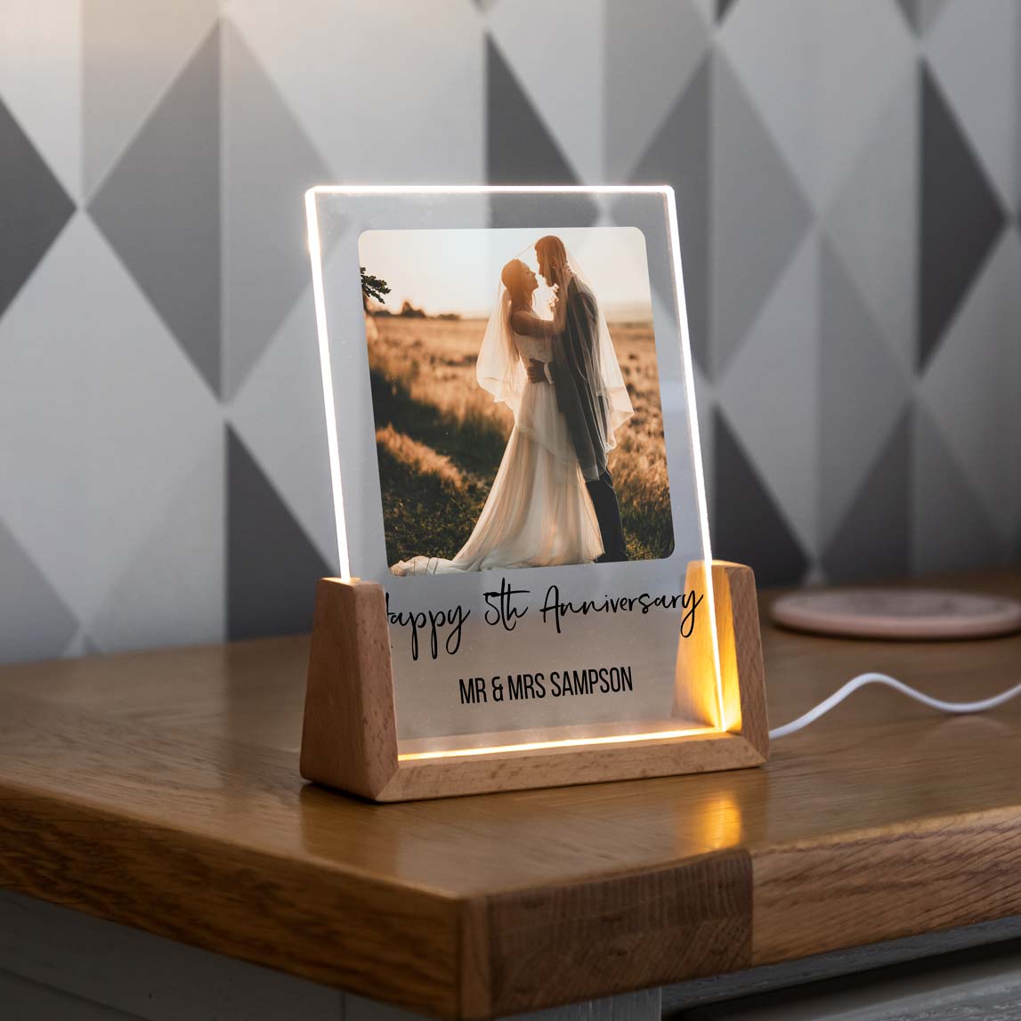 Personalised LED Light With Photo