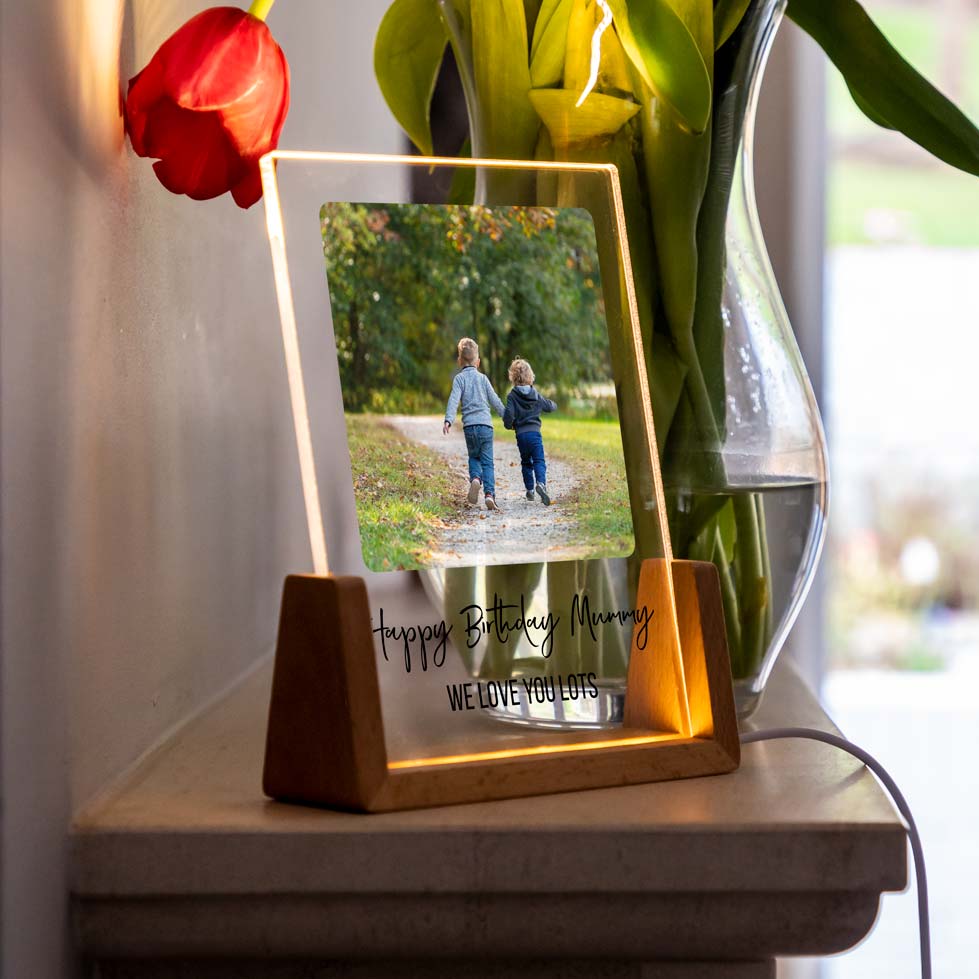 Personalised LED Light With Photo