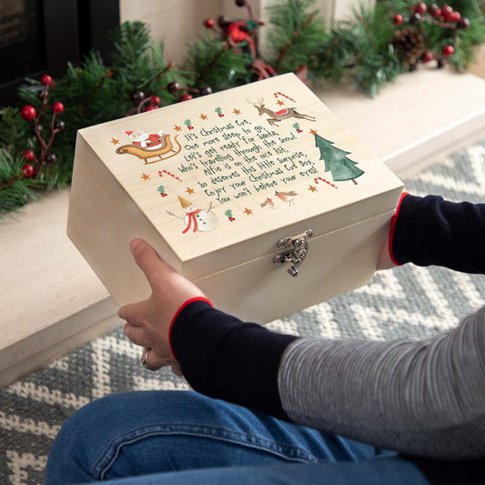 Personalised Christmas Eve Box With Poem For Children
