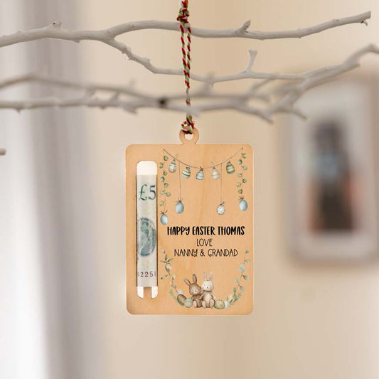 Personalised Easter Gift Money Holder