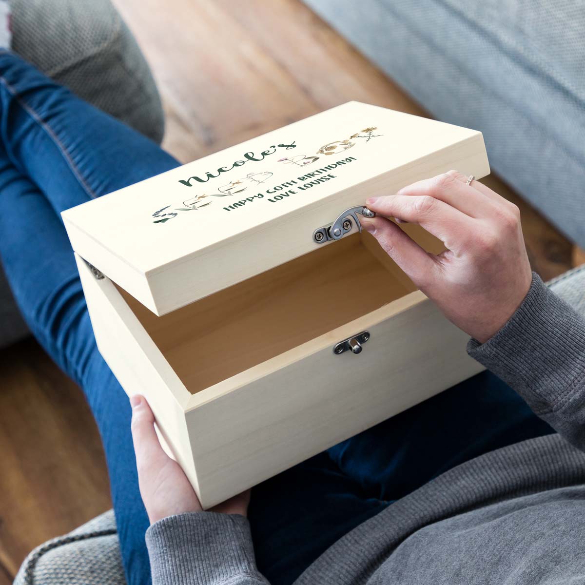 Personalised Gardening Seed Box Gift