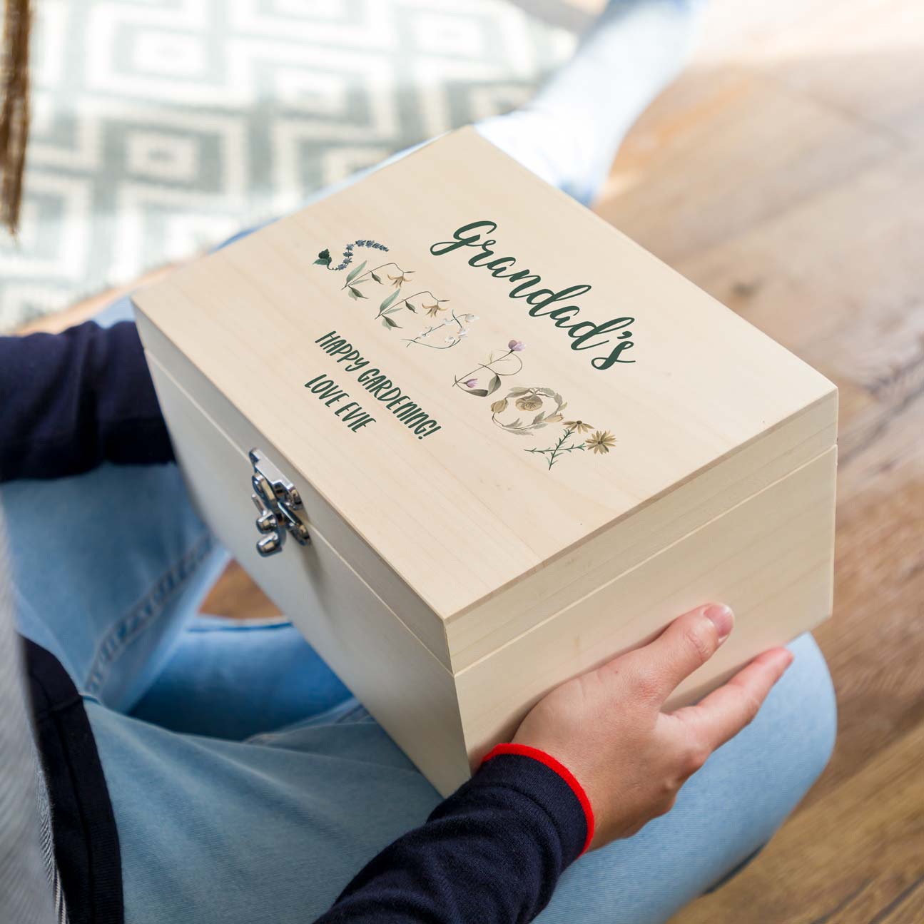 Personalised Gardening Seed Box Gift