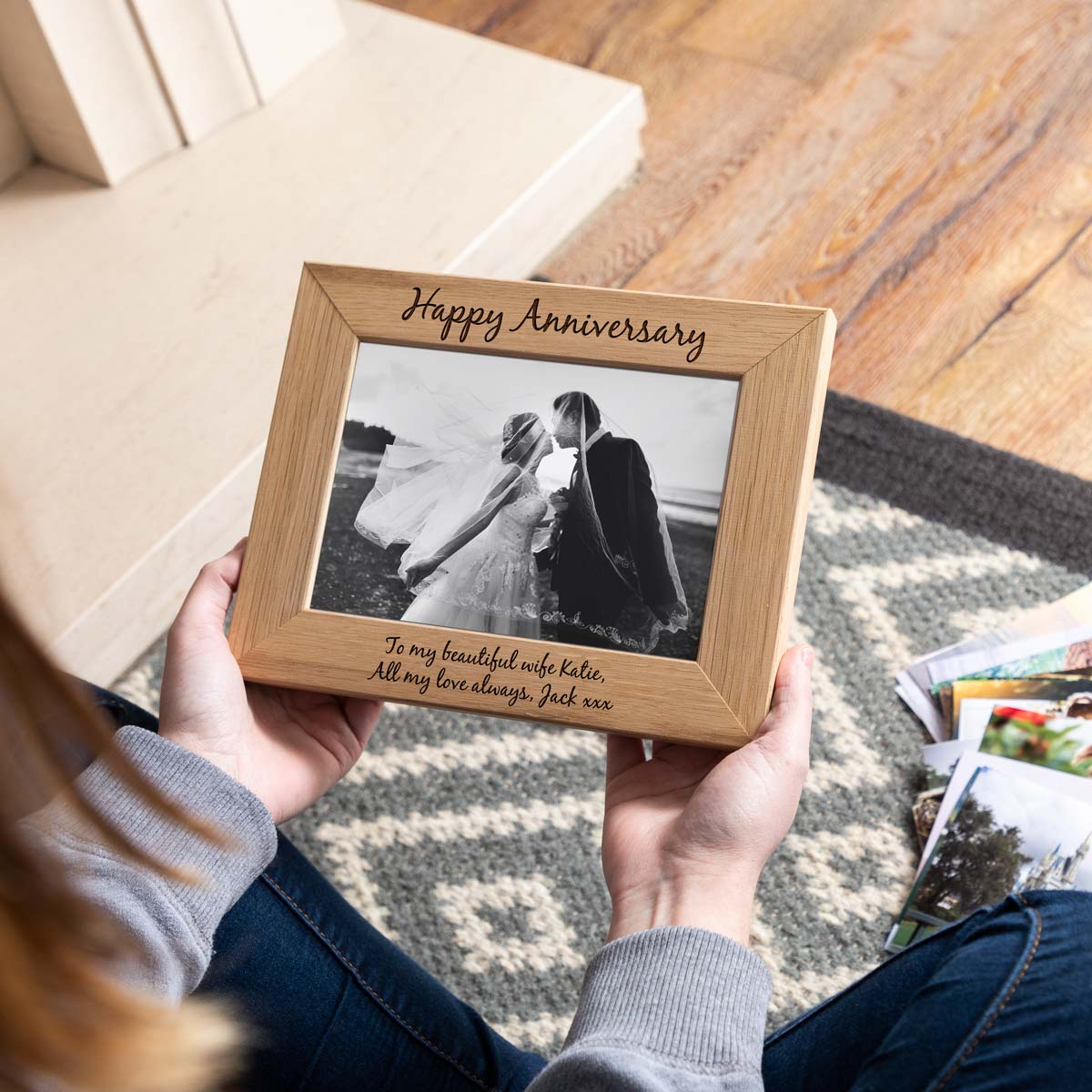 Personalised Anniversary Photo Frame