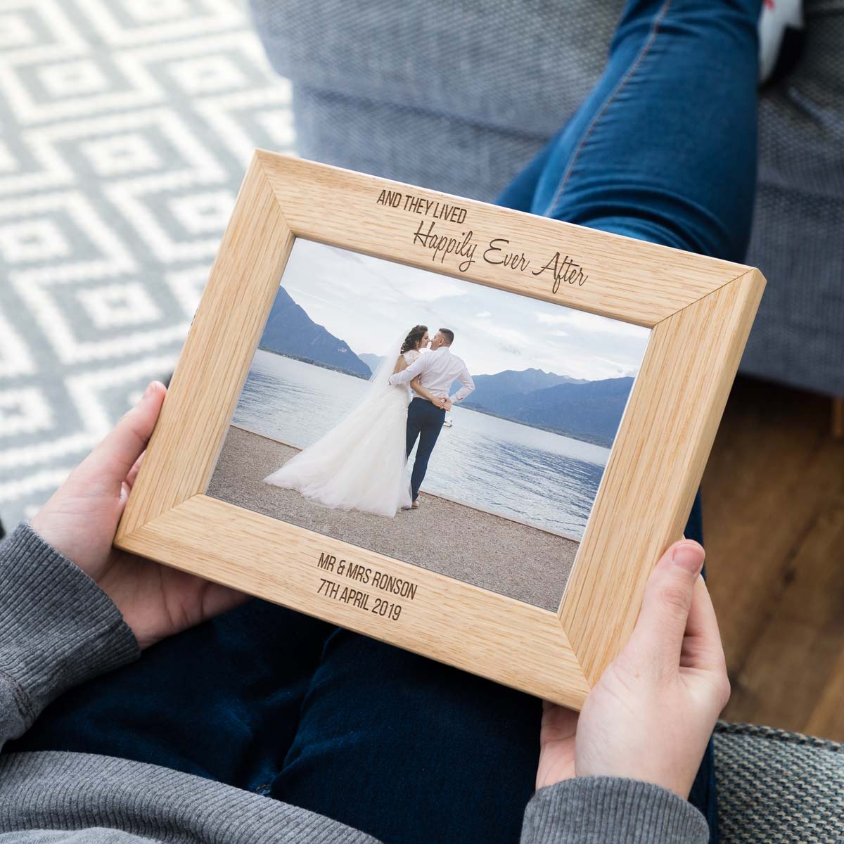 Personalised Wedding Day Photo Frame