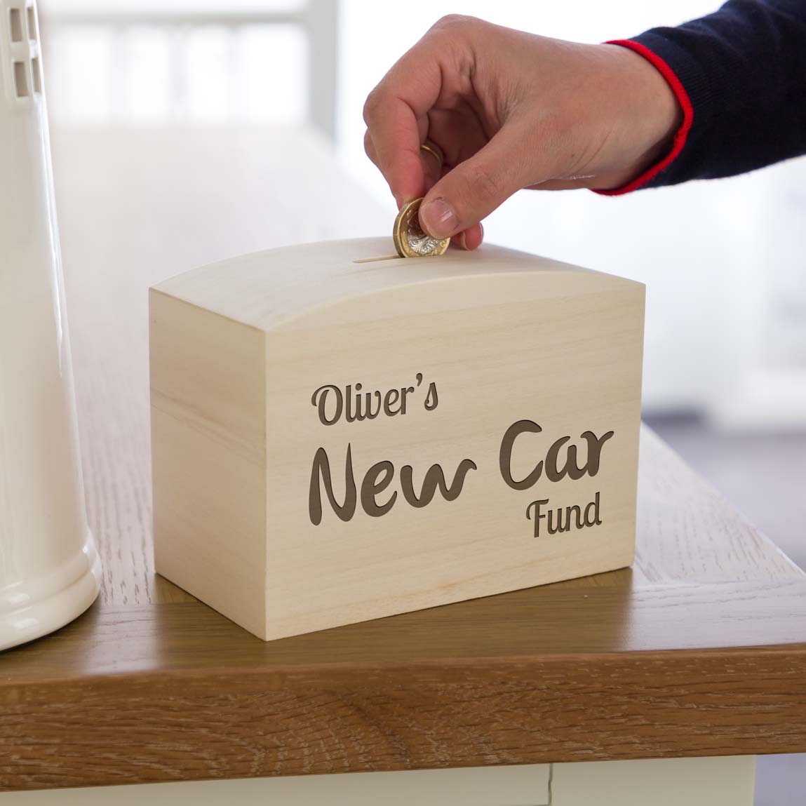 Personalised Car Fund Money Box
