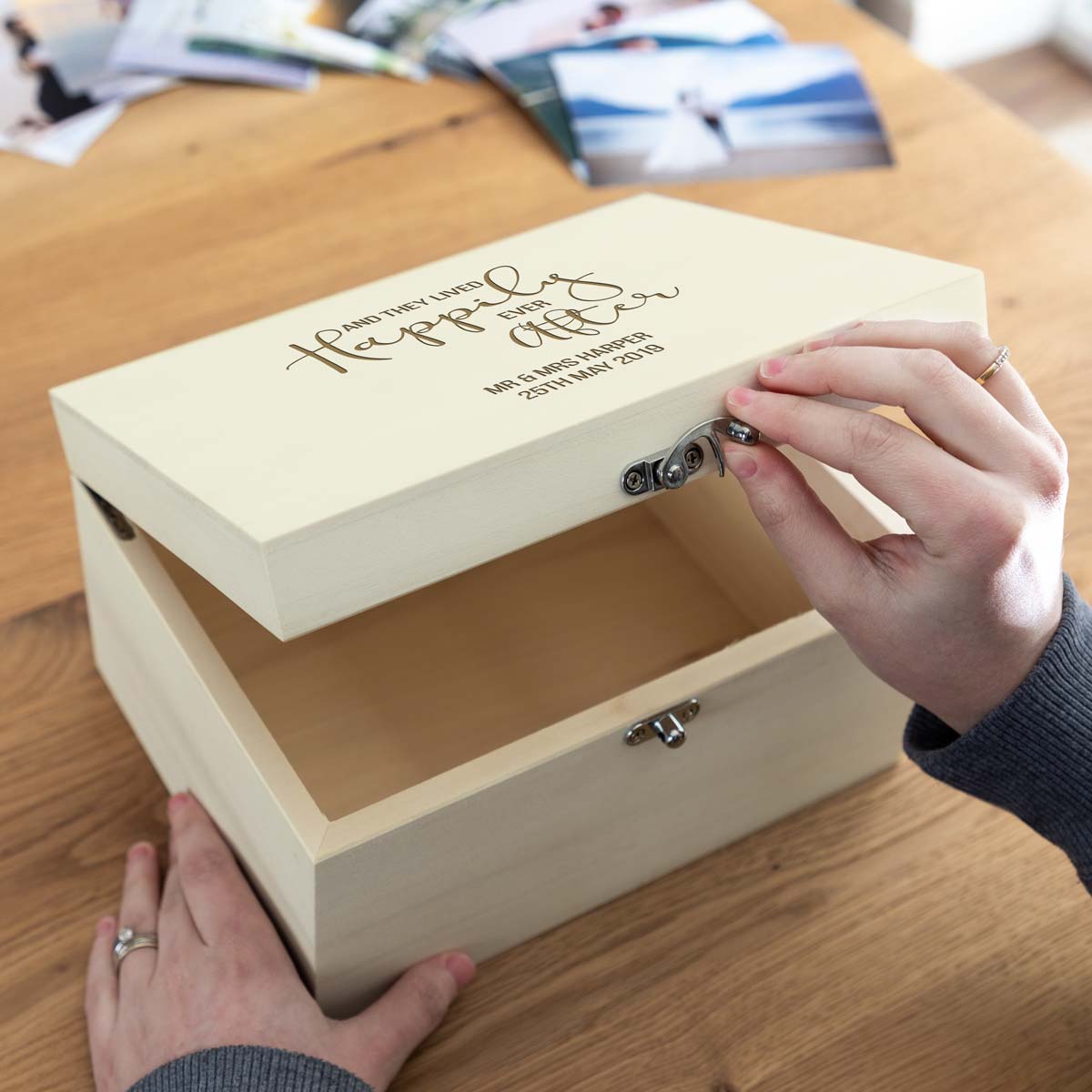 Personalised Happily Ever After Keepsake Box
