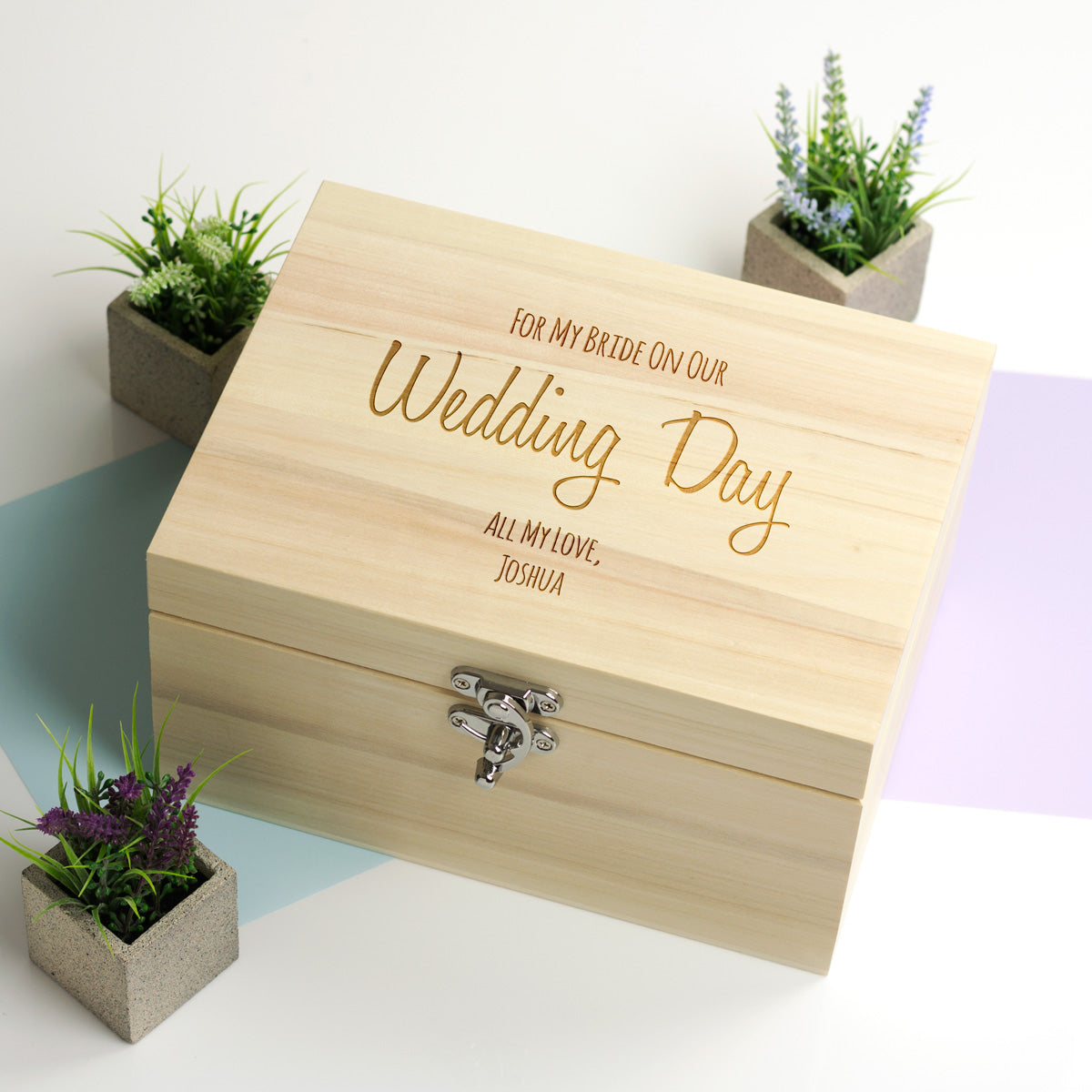 Personalised For My Bride Groom Gift Wedding Day