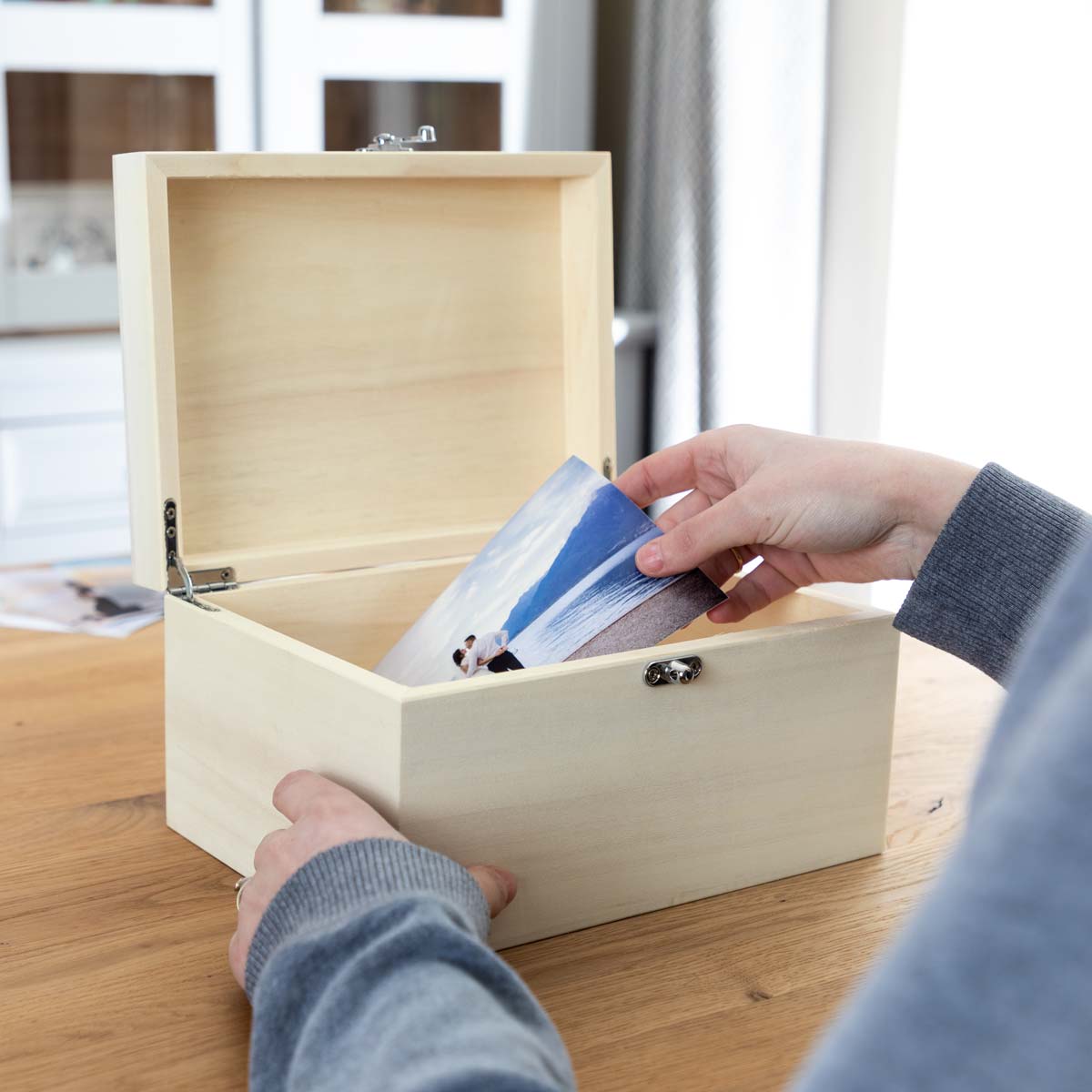 Personalised Wedding or Anniversary Keepsake Box