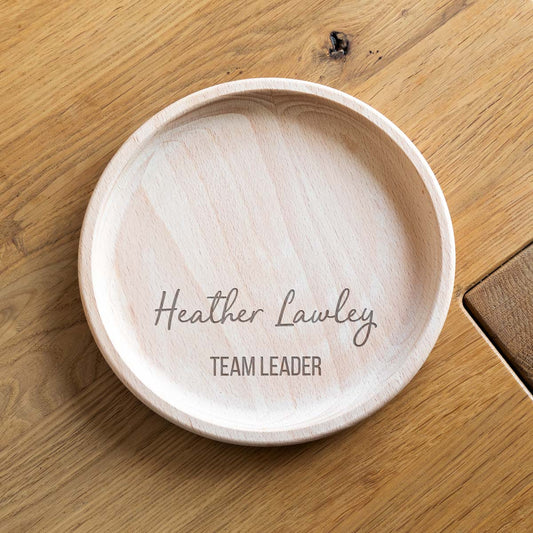 Personalised New Job Gift Desk Tidy Tray