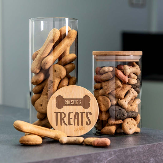 Personalised Dog Treat Storage Jar