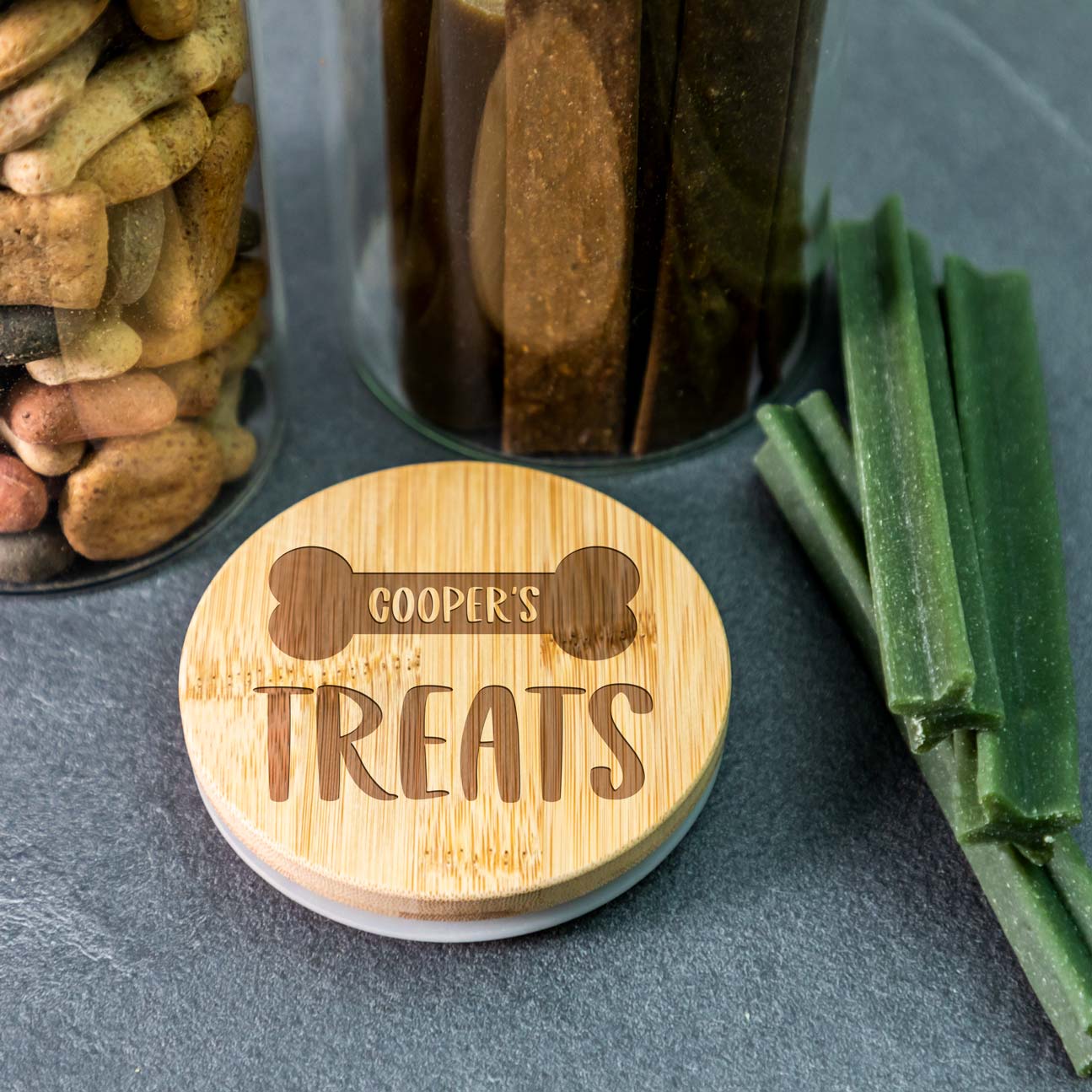 Personalised Dog Treat Storage Jar