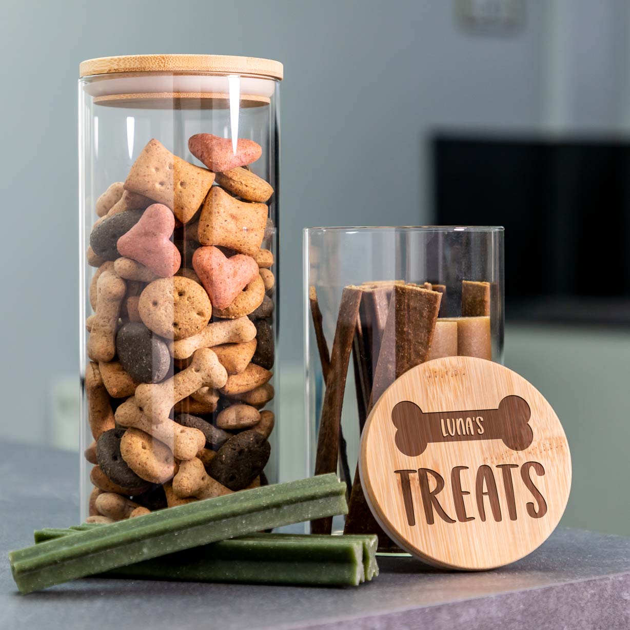 Personalised Dog Treat Storage Jar