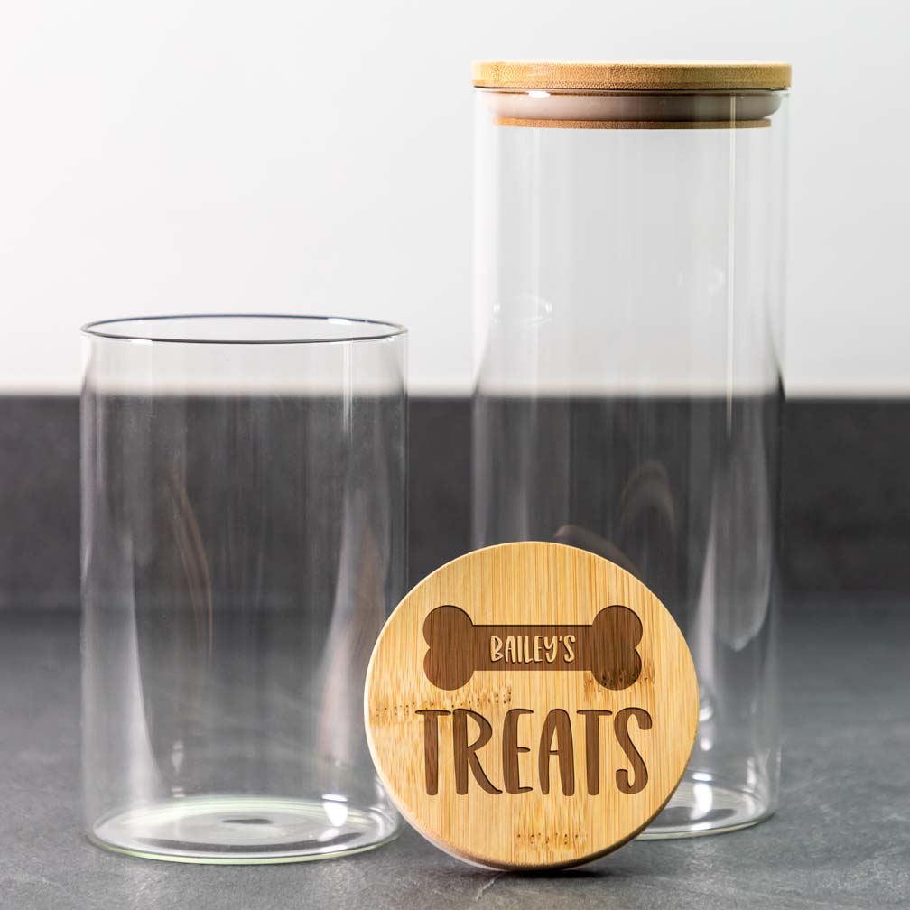 Personalised Dog Treat Storage Jar
