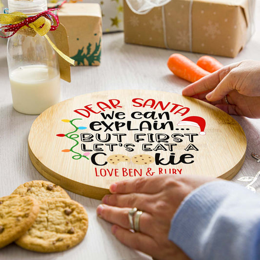 Personalised We Can Explain Christmas Eve Plate