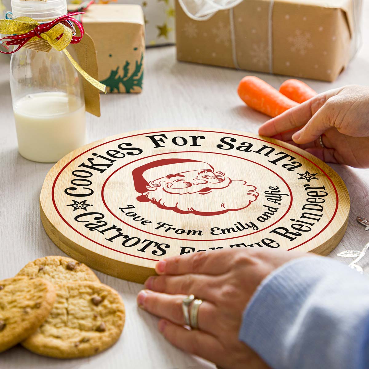 Personalised Traditional Christmas Eve Plate