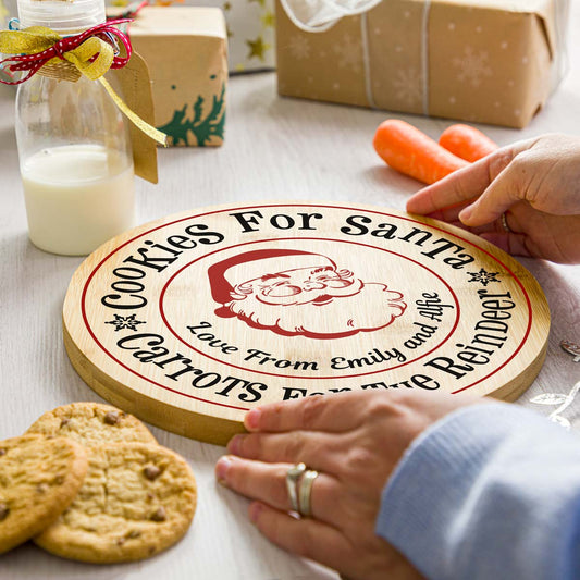 Personalised Traditional Christmas Eve Plate