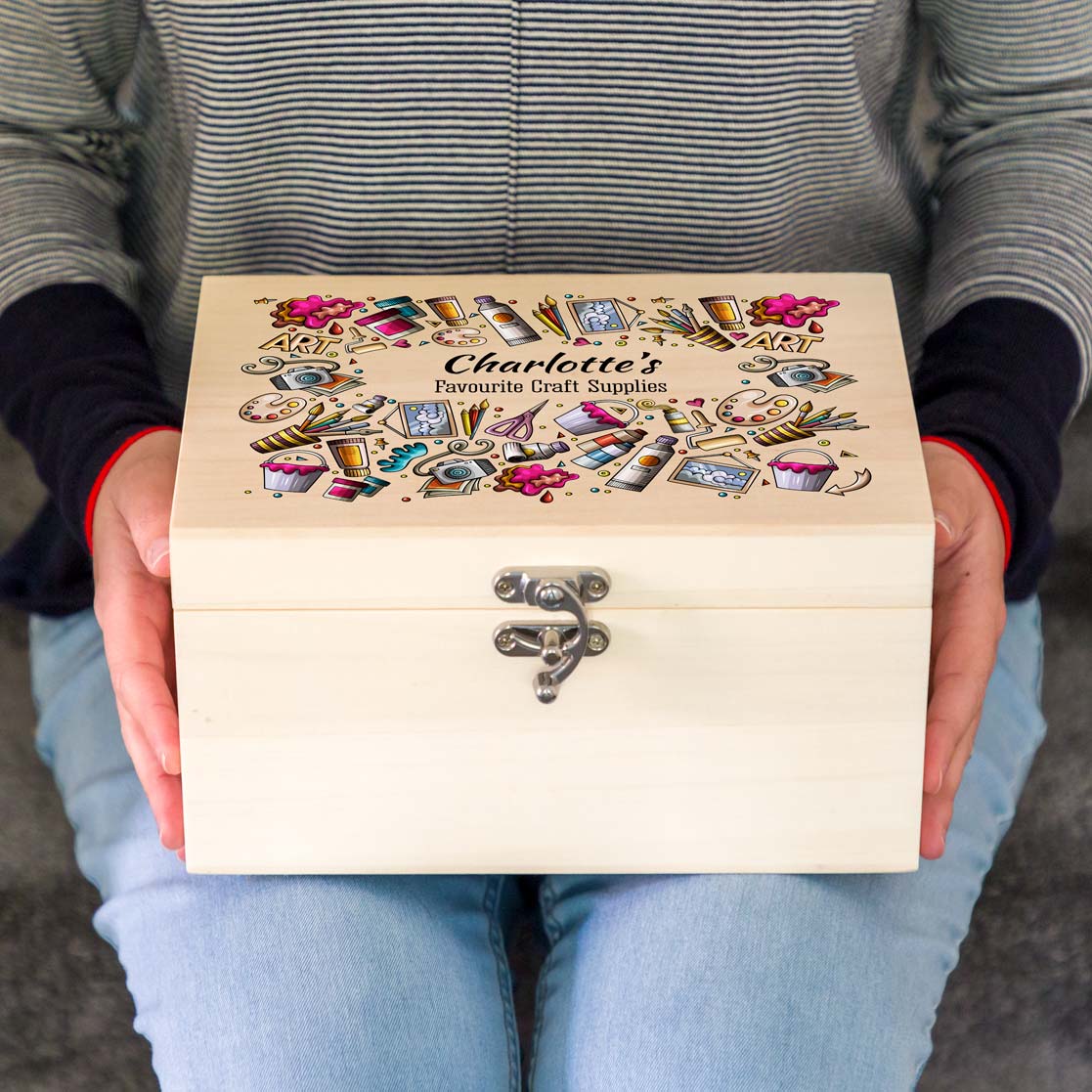 Personalised Arts and Crafts Box