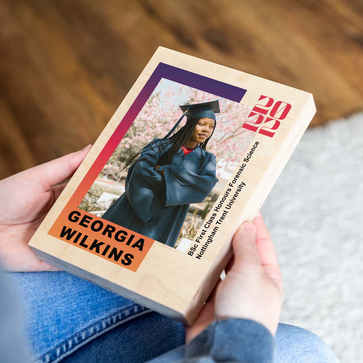 Personalised Graduation Photo Block