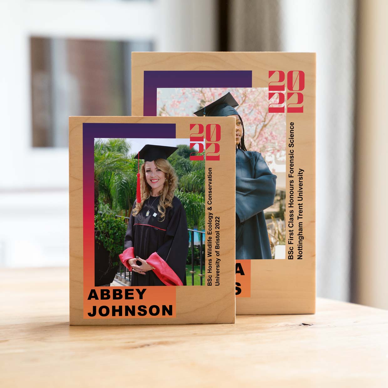 Personalised Graduation Photo Block