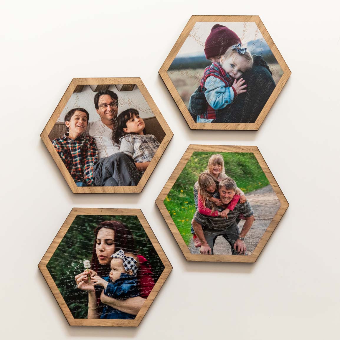 Personalised Hexagon Photo Magnet