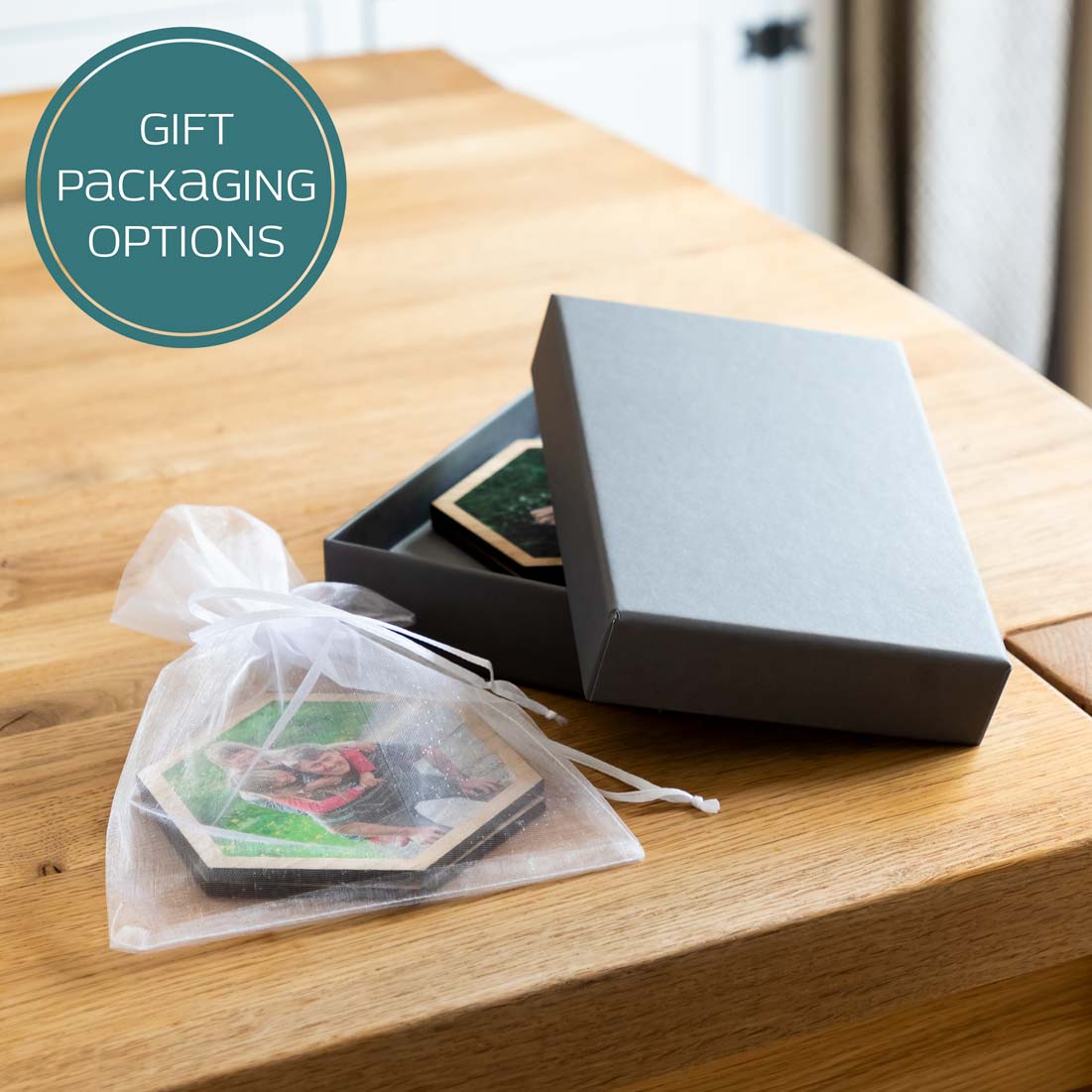 Personalised Hexagon Photo Magnet