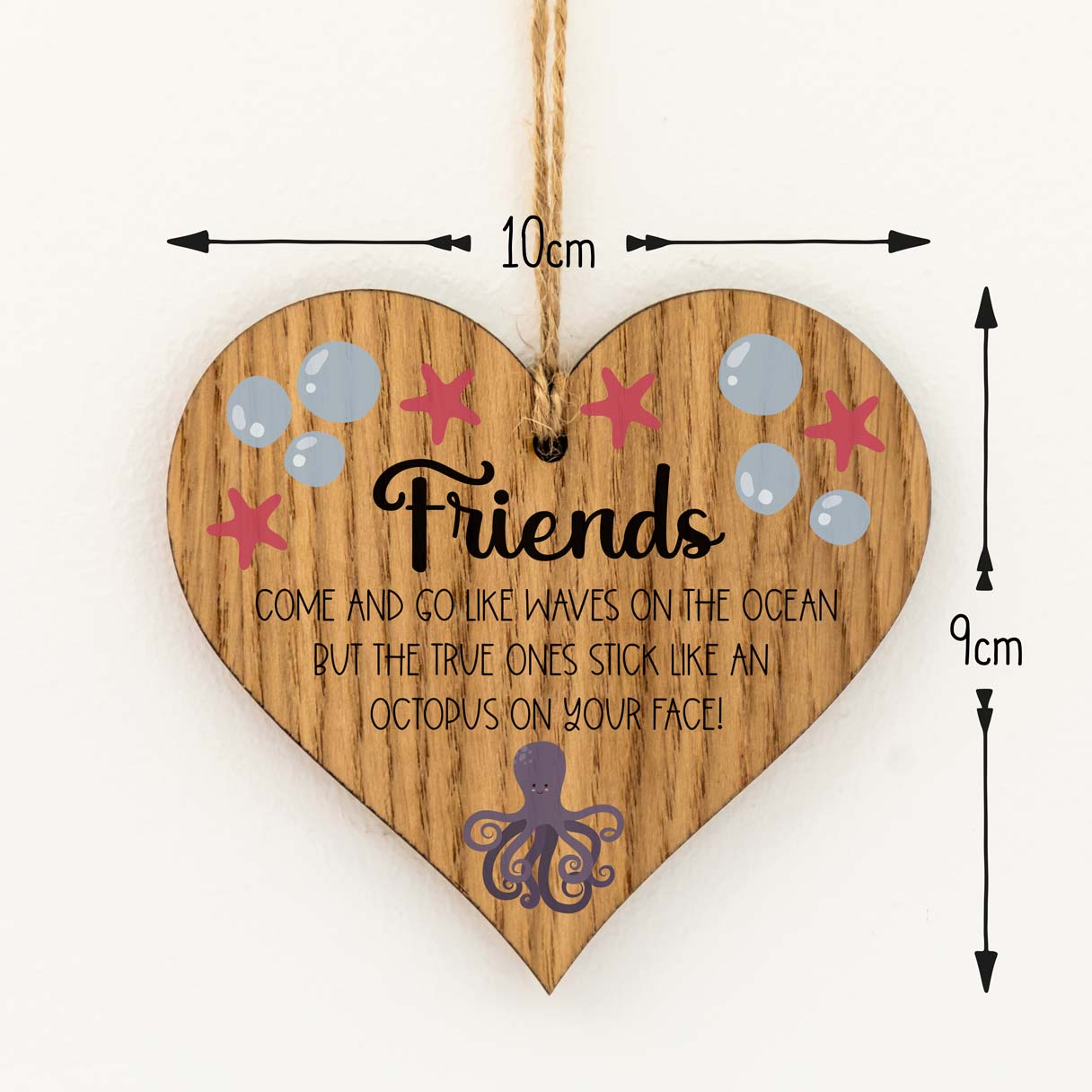 Gift For Friend Heart Decoration Sign