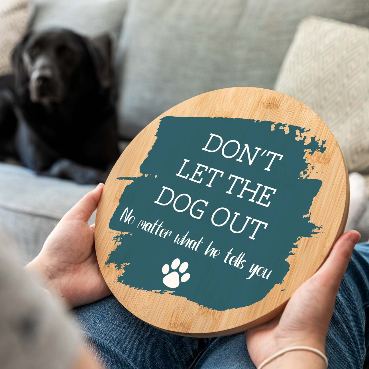 Personalised Don't Let The Cats or Dogs Out Sign