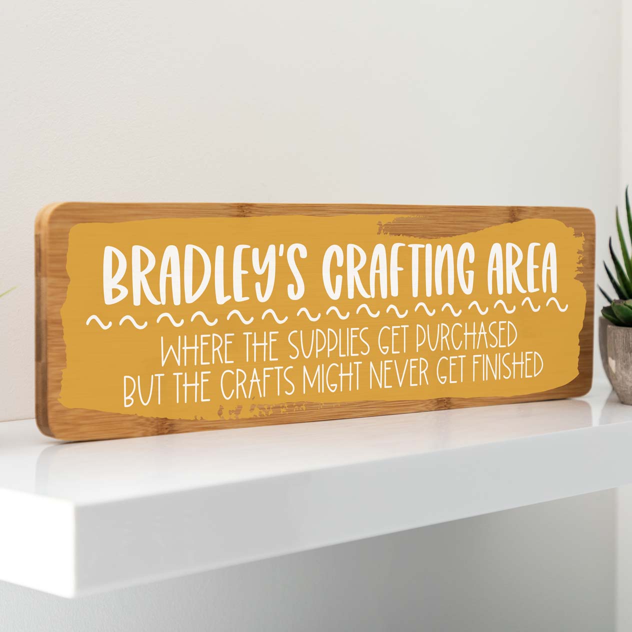 Personalised Craft Room Sign