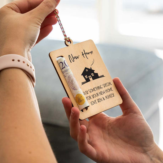 Personalised New Home Money Holder Gift