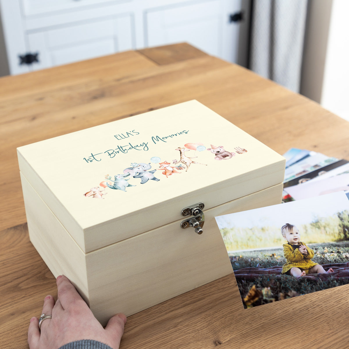 Personalised 1st Birthday Memories Keepsake Box