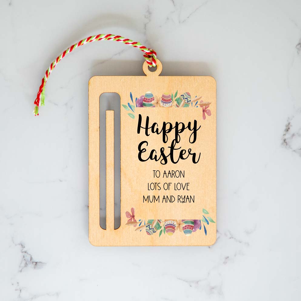 Personalised Happy Easter Money Gift Holder