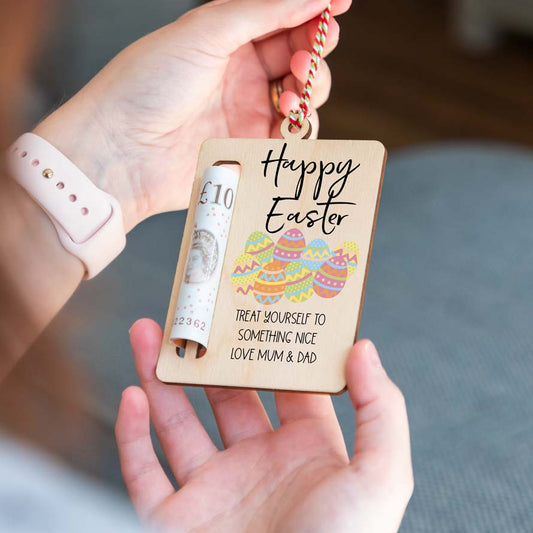 Personalised Easter Egg Money Holder Gift