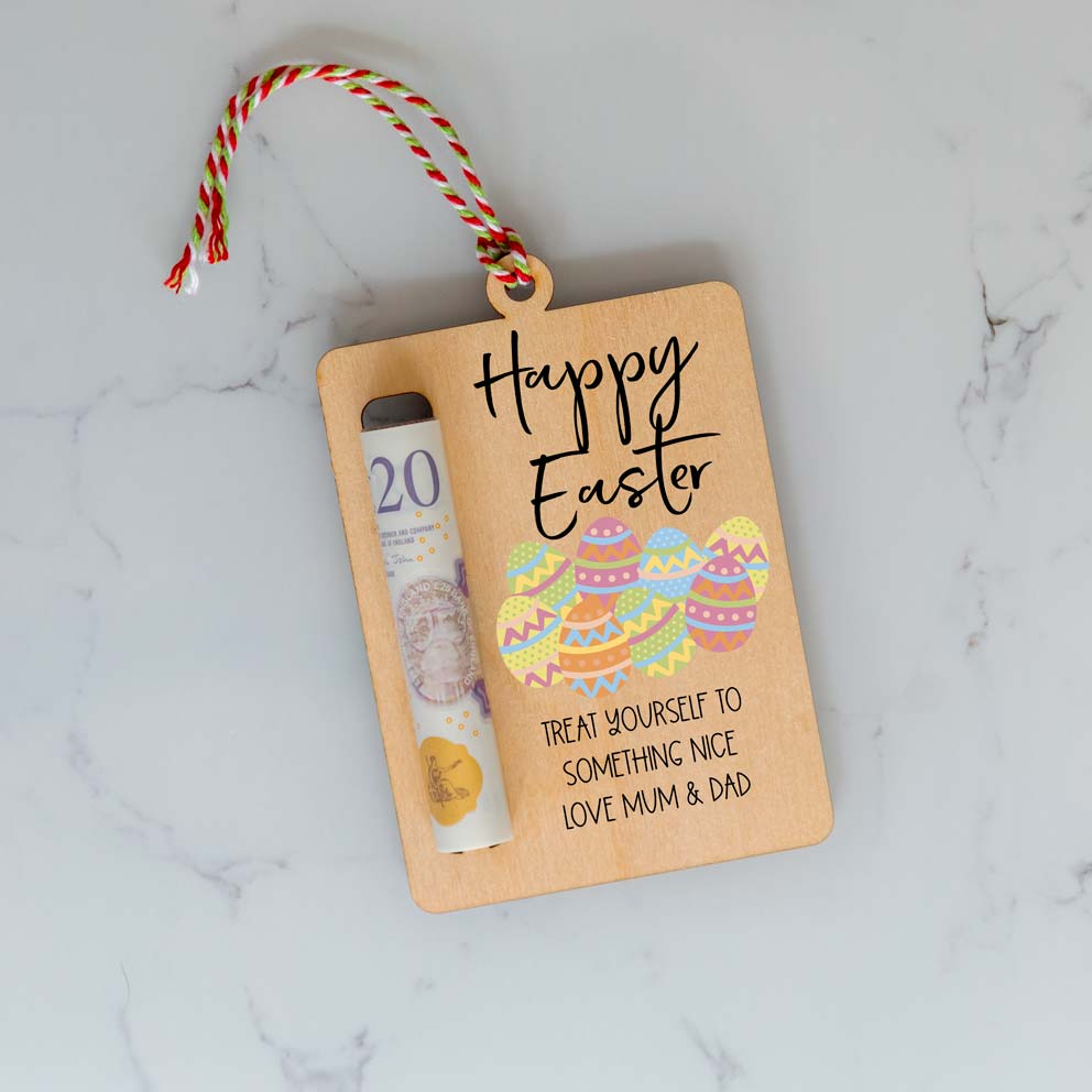 Personalised Easter Egg Money Holder Gift